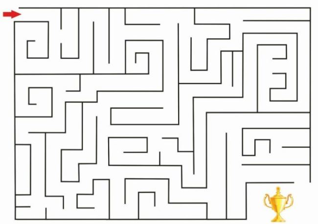 Лабиринт с табло результатов: увлекательное испытание для поиск маршрута.